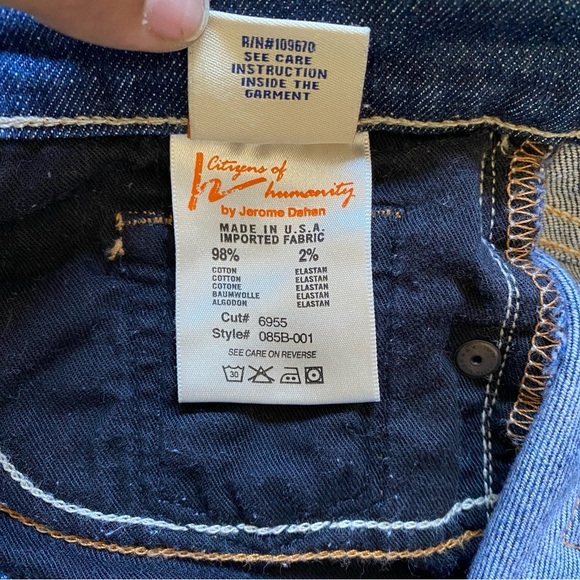 Citizens of Humanity By Jerome Dahan Mango#085 Stretch Low Waist Bootcut Jean 30 - Picture 6 of 15
